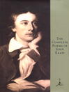 Cover image for The Complete Poems of John Keats